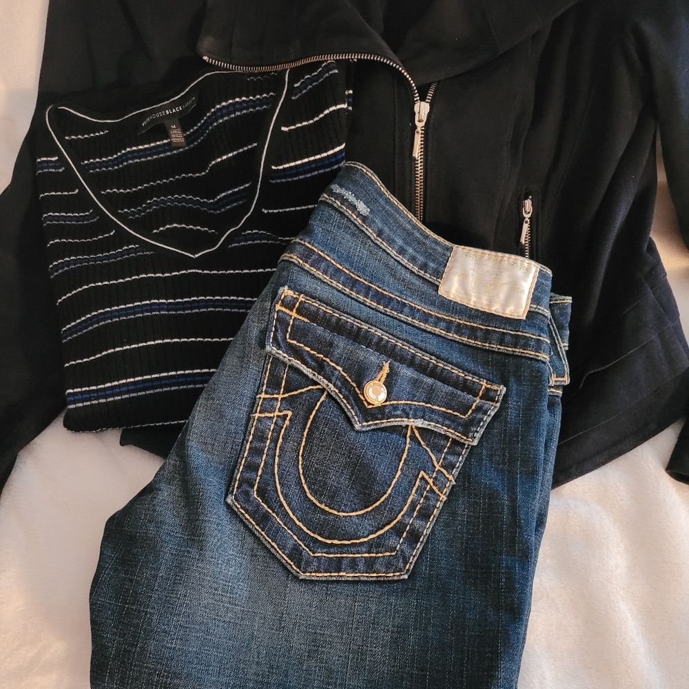 True Religion Joey Boot Cut Flair Jeans
